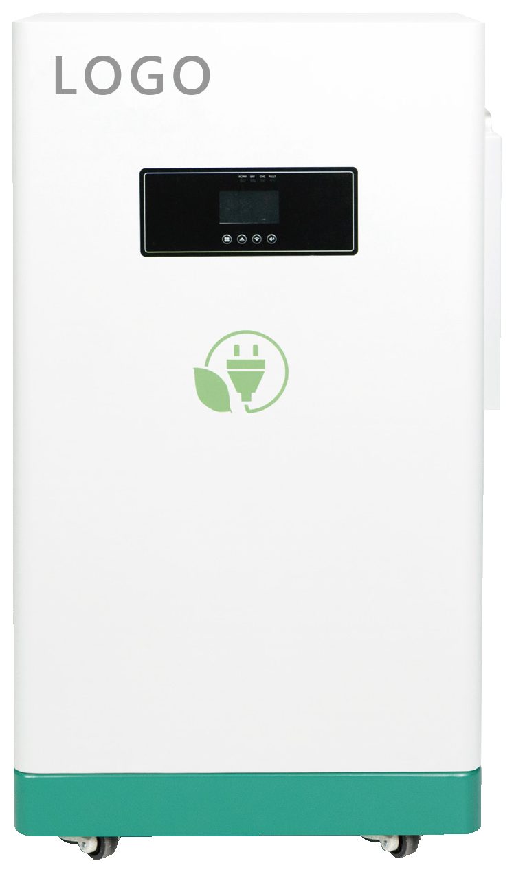 H3-W8-6500 outdoor wall-mounted all-in-one energy storage unit with its connection panel visible