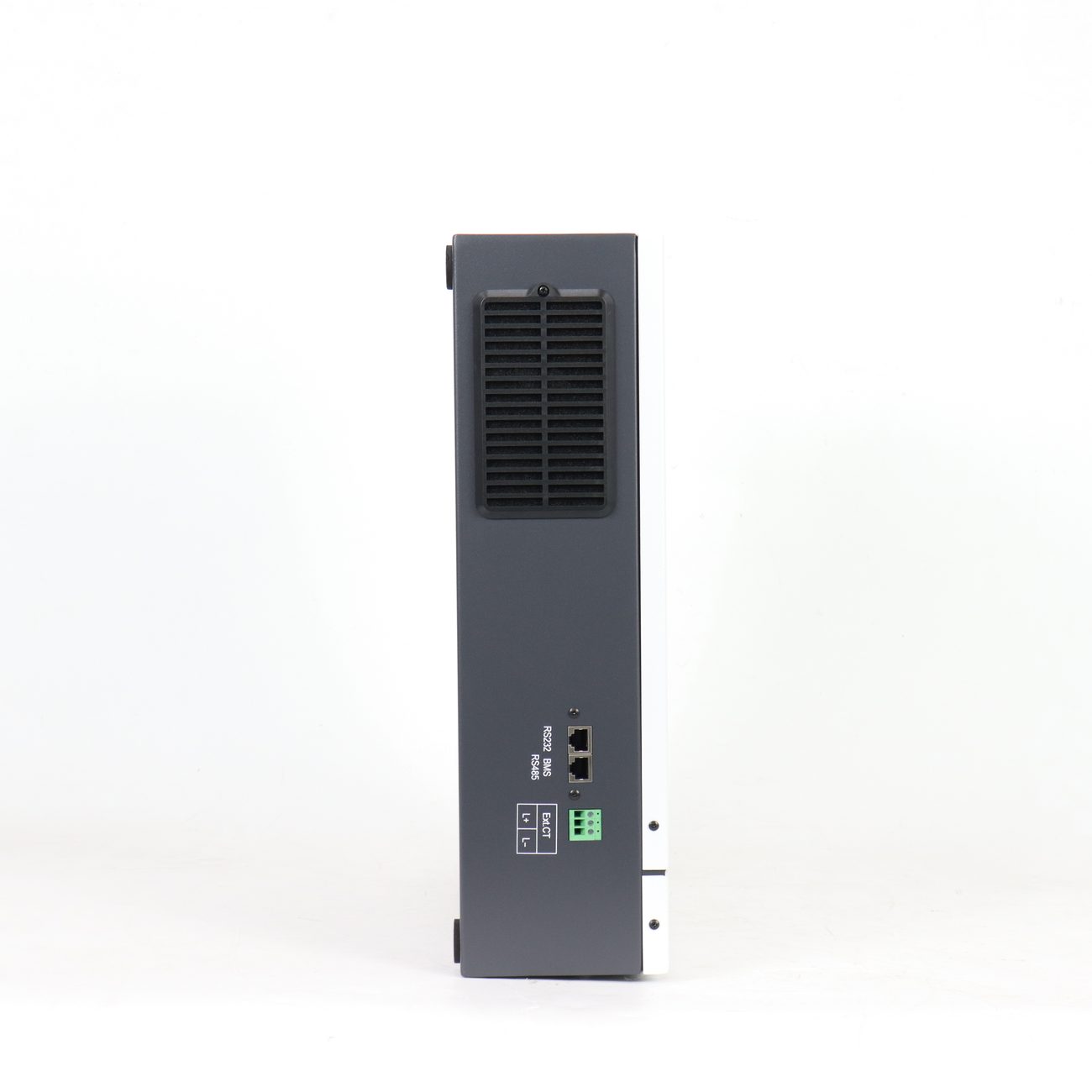 اللوحة الجانبية للطراز HE300-7200-F وتظهر منافذ الاتصال